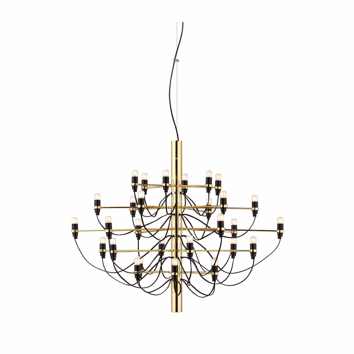 Flos - 2097/30 (clear bulbs) - Lampada a sospensione - Ottone