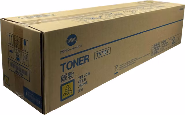 ORIGINAL Konica Minolta toner giallo A9K8250 TN-713Y ~33200 Seiten