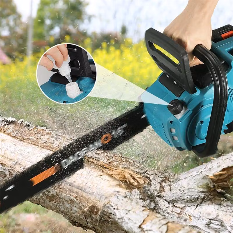 Troncatrice elettrica - 2 batterie da 21V - Potenza di 3500 W - Lame da 40 cm (16 pollici)
