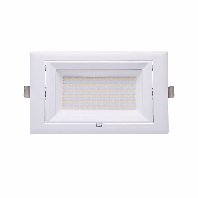 DOTLUX Faretto da incasso a soffitto a LED FLEXA COLORselect, POWERselect 28W/38W 60° orientabile bianco