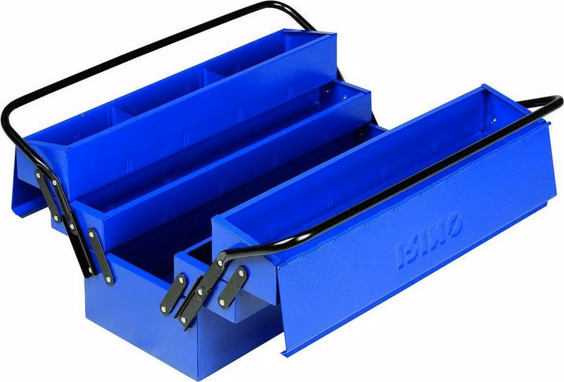 Cassetta portautensili 2 maniglie e 5 scomparti 500x210x245mm 902131 irimo