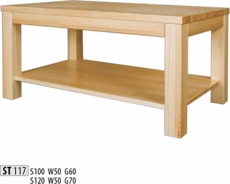 Holztisch Couchtische aus Holz massive wohnzimmer möbel 120x70cm massiv tische