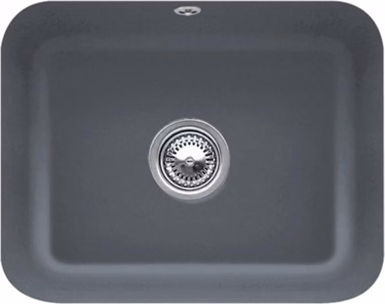 Villeroy & Boch Cisterna 60C - Lavello in Vetroceramica 55x44 cm, CeramicPlus, grafite 670601i4