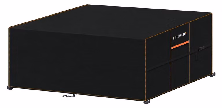 Copertura per mobili da giardino, dimensioni 220x130x85 cm, impermeabile, realizzata in tessuto Oxford 420D, custodia protettiva