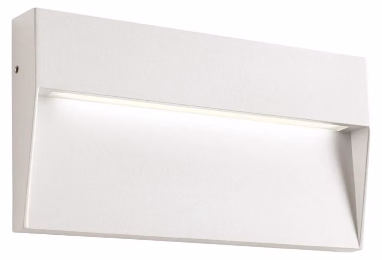 Lampada da esterno LANDER AP LED SMD 6W IP54, quadrata – Larghezza 21, altezza 10,8 cm – bianca, 2700K