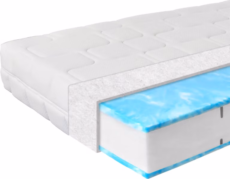 BeCo Duo Gel Comfort, 20 cm, 160 x 200 cm, H3, schiuma comfort con rivestimento in schiuma gel, valutato «ottimo», Germany