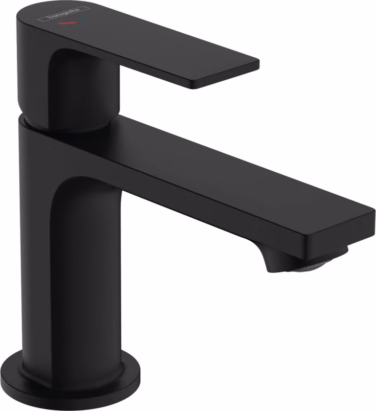 hansgrohe Rebris E Mitigeur monocommandé pour lavabo 80 CoolStart économiseur deau+ avec vidage, saillie 121 mm, 72587670, 72587670