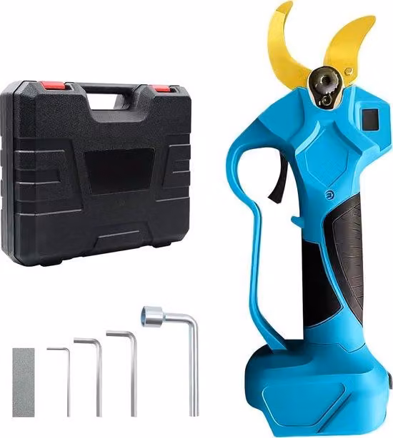 Tagliasiepi elettrico a batteria con valigetta