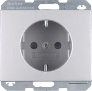 Berker 47357003 Presa SCHUKO in alluminio Berker K.5