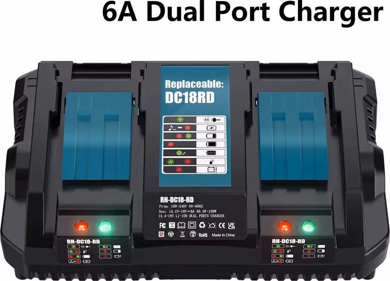 Batteria di ricambio per Makita, BL1830 18V 18650 Li-Ion, compatibile con la serie BL1860, ricaricabile, nera