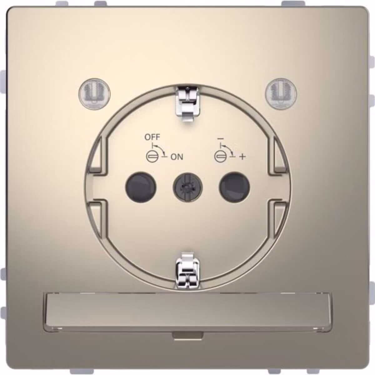MERTEN MEG2304-6050 Presa SCHUKO in nichel metallizzato, System Design