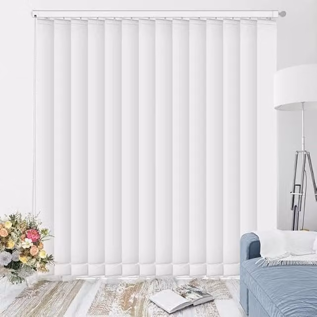 Tenda Verticale Shantung TENDEEVOLUTION Semi-trasparente Colore Bianco, L: 200 cm, H: 200 cm