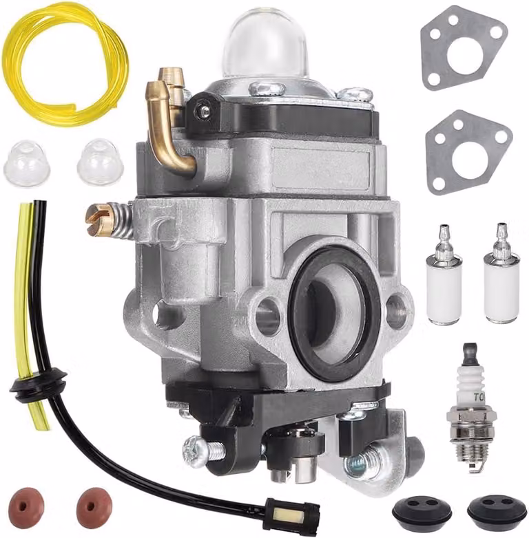 Motosega con carburatore, cilindrata 52 cc, 49 cc, 43 cc, kit completo per lavori di giardinaggio
