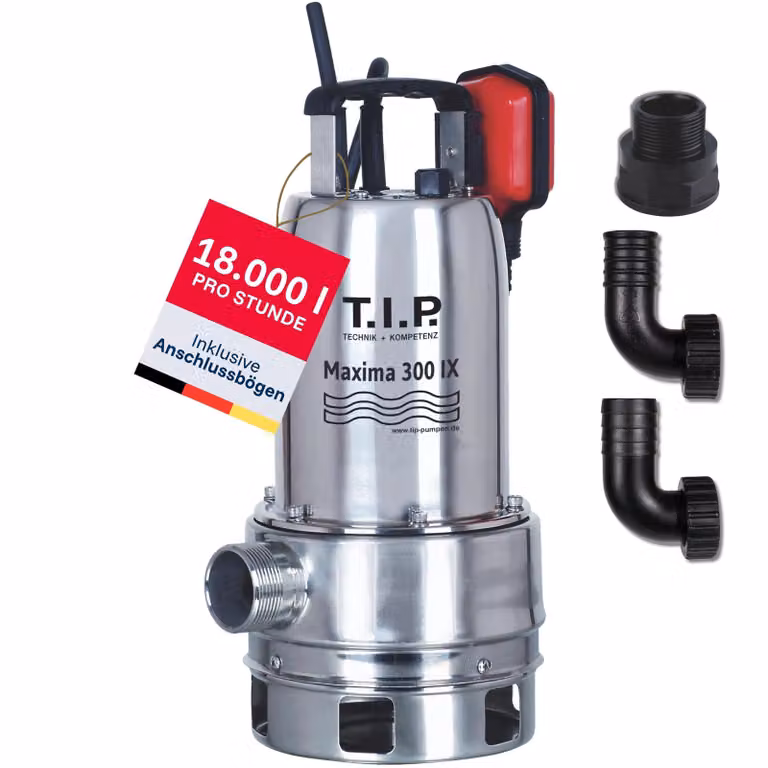 TIP Maxima 300 IX pompa sommergibile per acque reflue (portata massima 18.000 l/h)