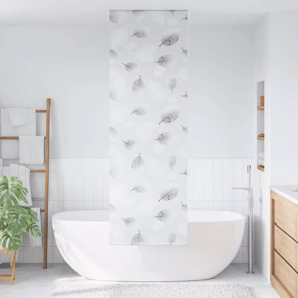 vidaXL Tenda a Rullo Doccia 70x240 cm Larghezza Tessuto 66 cm