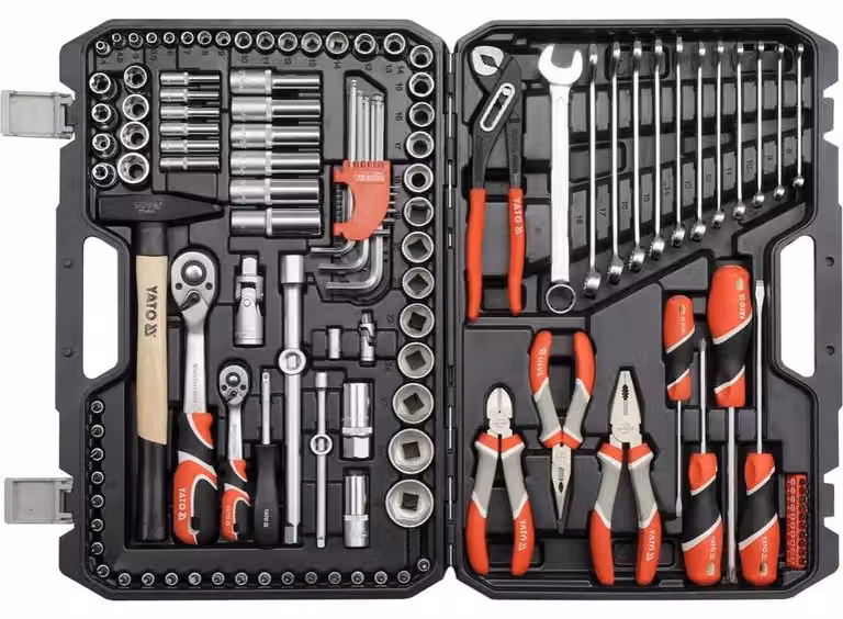 Yato YT-38901 Tool set XXL 1/4-1/2" 122 items