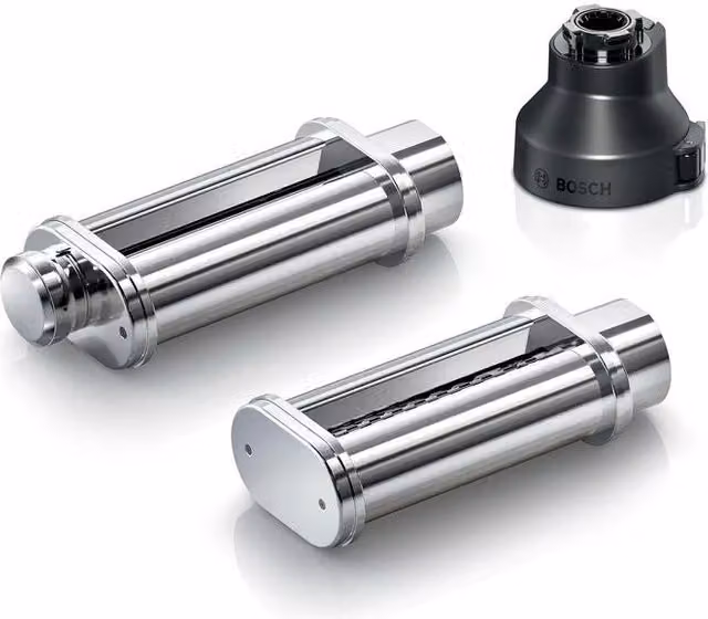 Bosch MUZS6PP Serie 6 Kit Pasta Passion con 2 trafile per lasagne e tagliatelle in acciaio inox colore Argento