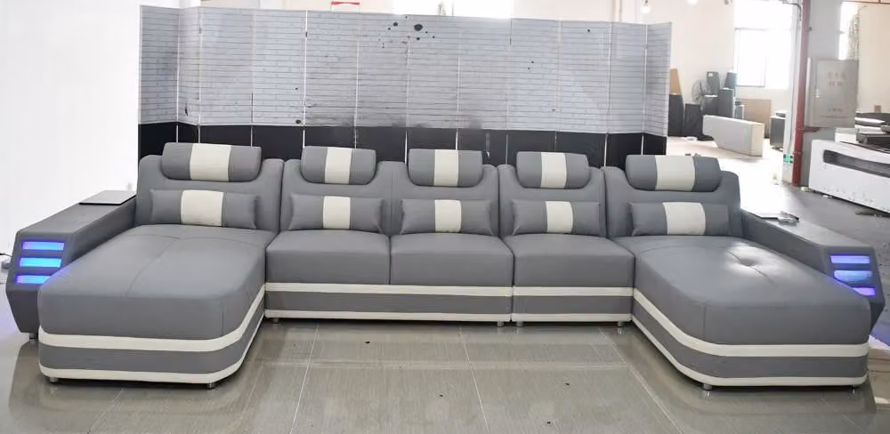 Ecksofa U-Form Sofa Polstersofa Couch Sofas Couchen Ecksofas Design Garnitur