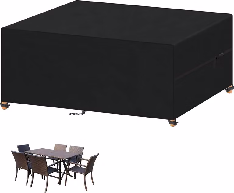 Copertura resistente all'inverno per mobili da giardino - impermeabile e durevole - 150 x 90 cm