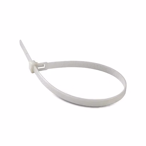 100 Fascette Cablaggio Stringicavo Larghezza 2.5mm Per Legare Fili Cavi Elettricista Casa Ufficio Fai Da Te (2.5X200mm, BIANCO)
