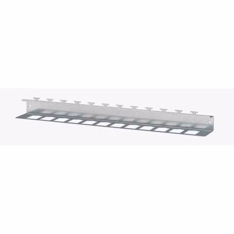 Pannello di permutazione ABN, da incasso/sospeso per 12 moduli Keystone (RJ45) AZUPP12