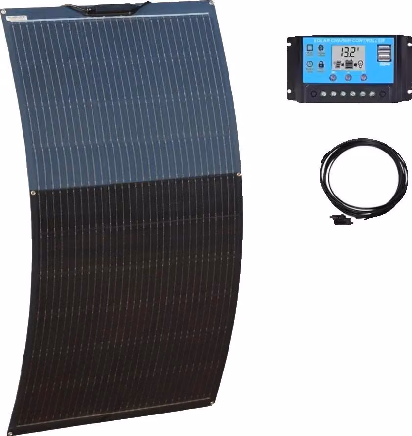Pannello solare, monocristallino, wasserdicht, 130w 12v Kit