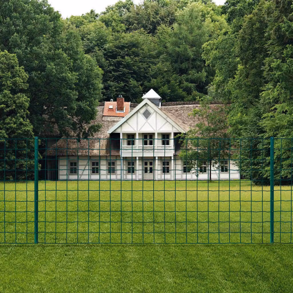 Maison Exclusive - Recinzione metallica in acciaio 20 x 1,2 m verde