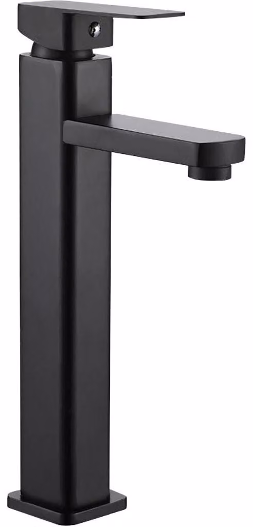 CERANO - Miscelatore a colonna per lavabo Lorena - modello alto - nero opaco
