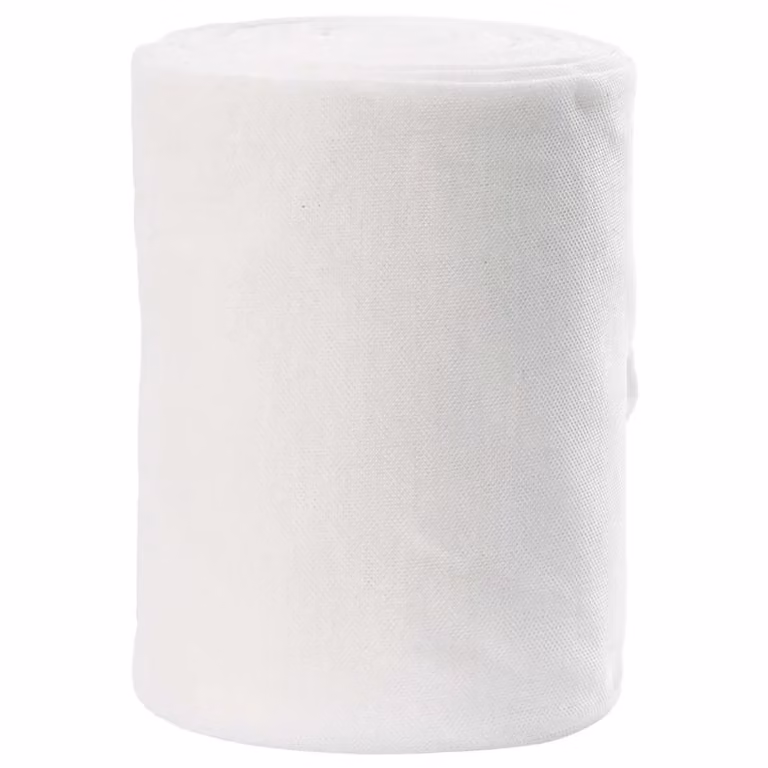 Tubo di drenaggio vidaXL in tessuto bianco, L: 16 cm, P: 2000 cm