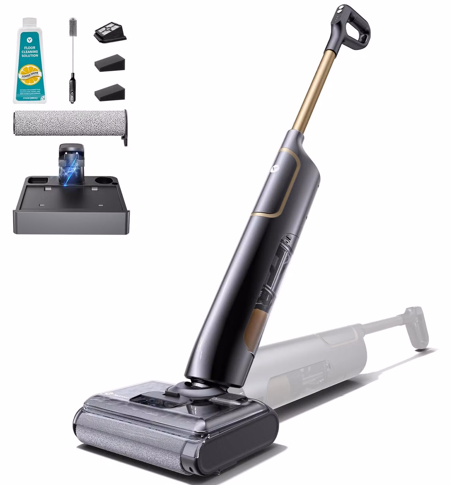 Aspirapolvere a secco Vexilar X7, potenza di aspirazione 20 kPa, design piatto a 180°