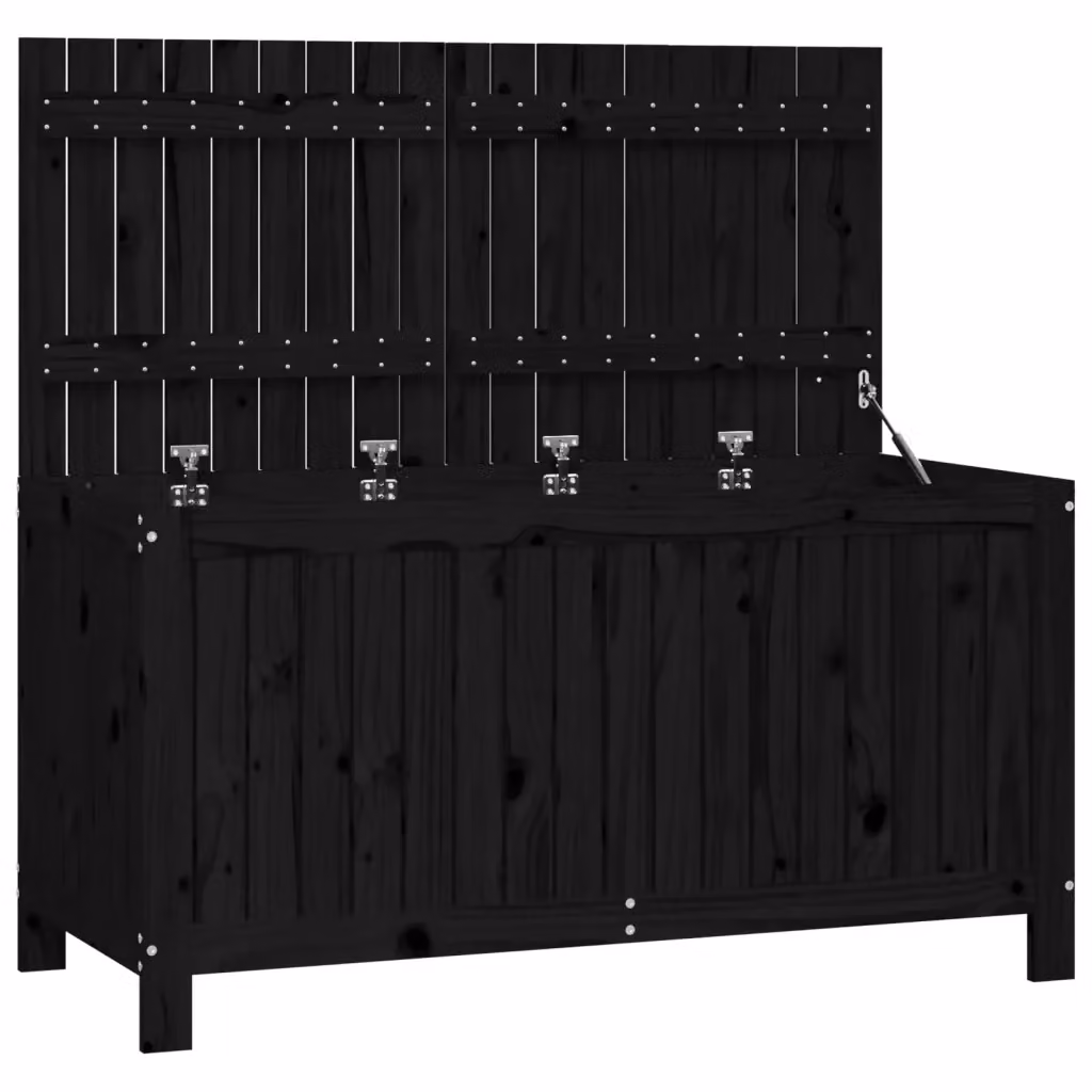 Contenitore da giardino vidaXL in legno di pino nero L: 121 cm, P: 55 cm, H: 64 cm – 2