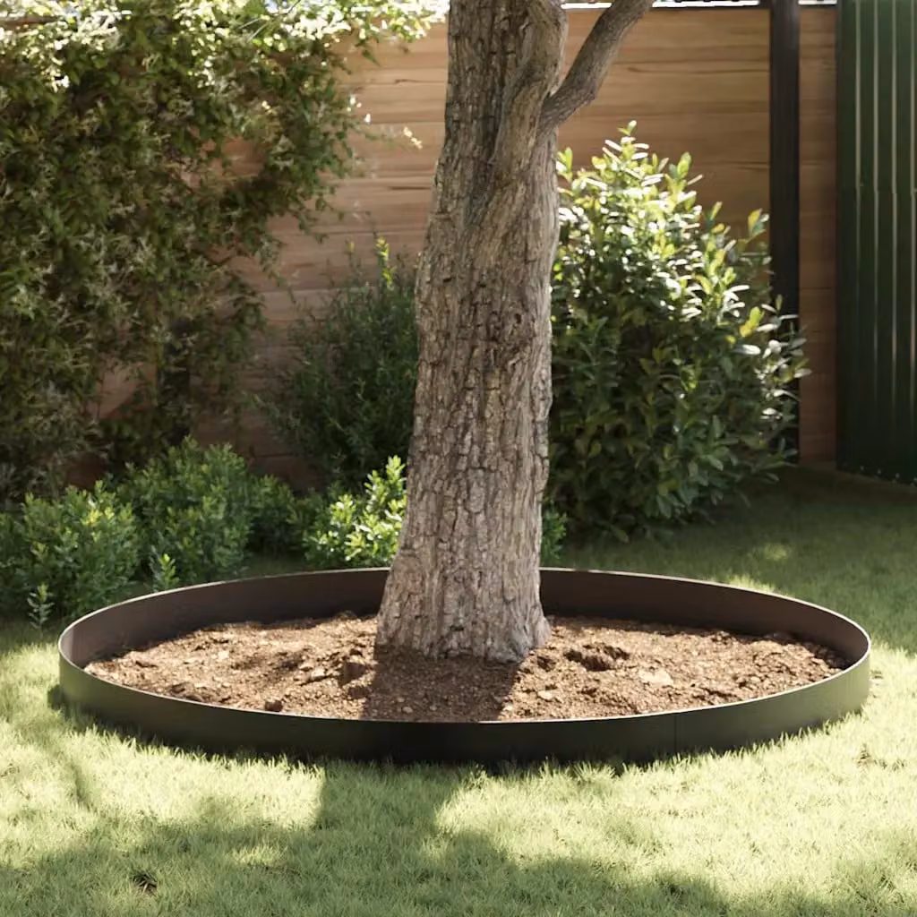 Barriera antiradice vidaXL in polietilene nero per giardino ornamentale e piante da interno, 0,7 x 3 m