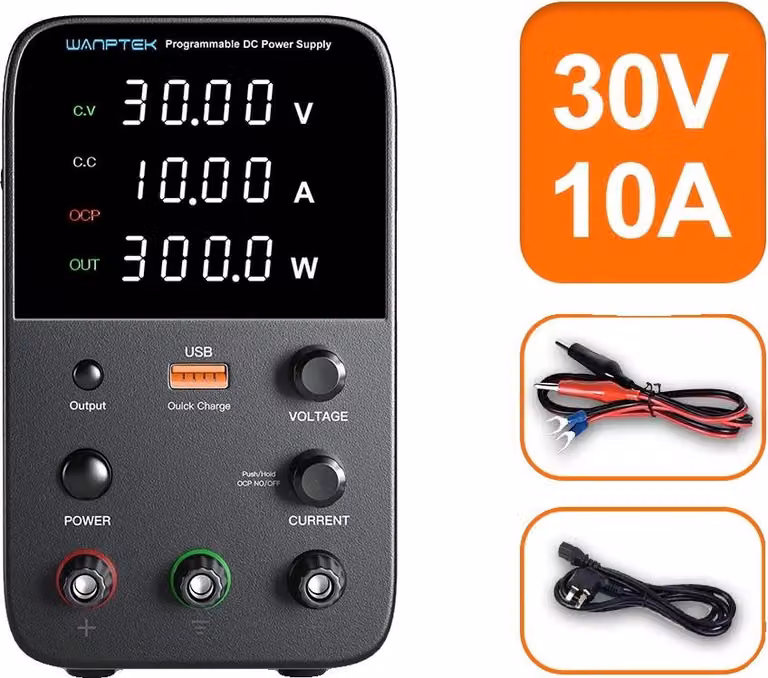 Alimentatore, regolazione della tensione regolabile, display digitale, WPS3010H