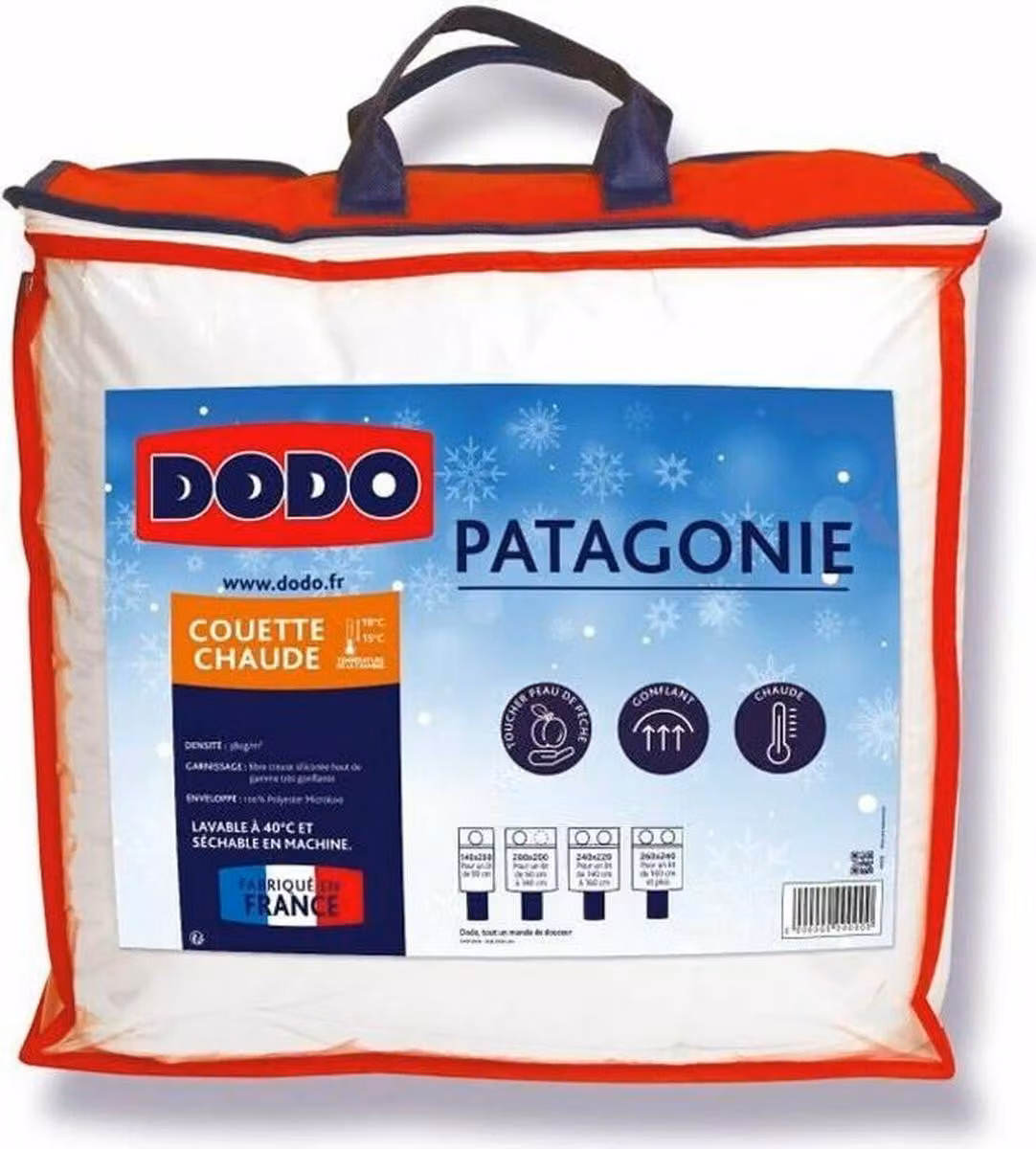 DODO White Patagonia piumone caldo - 220x240 cm