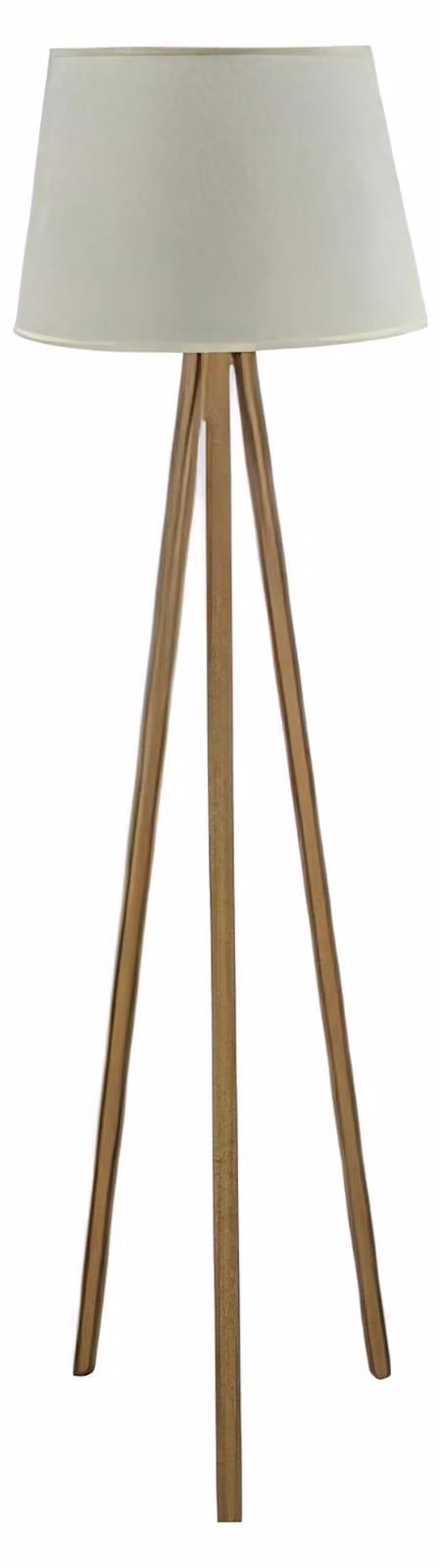 Moderne graue Stehlampe aus Holz mit dimmbarer Funktion