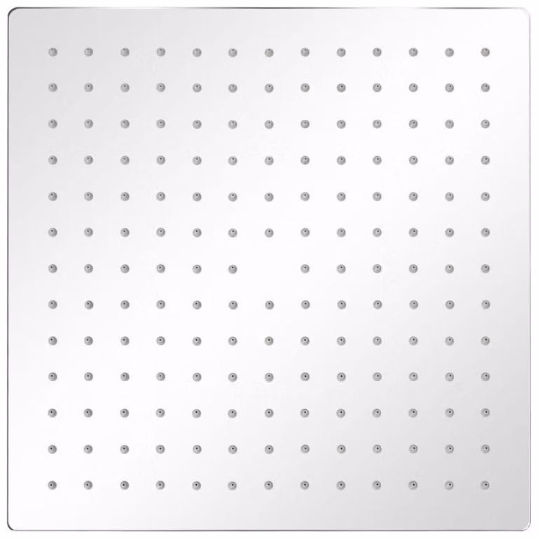 Soffione per Doccia a Pioggia 2 pz Acciaio Inossidabile 30x30cm
