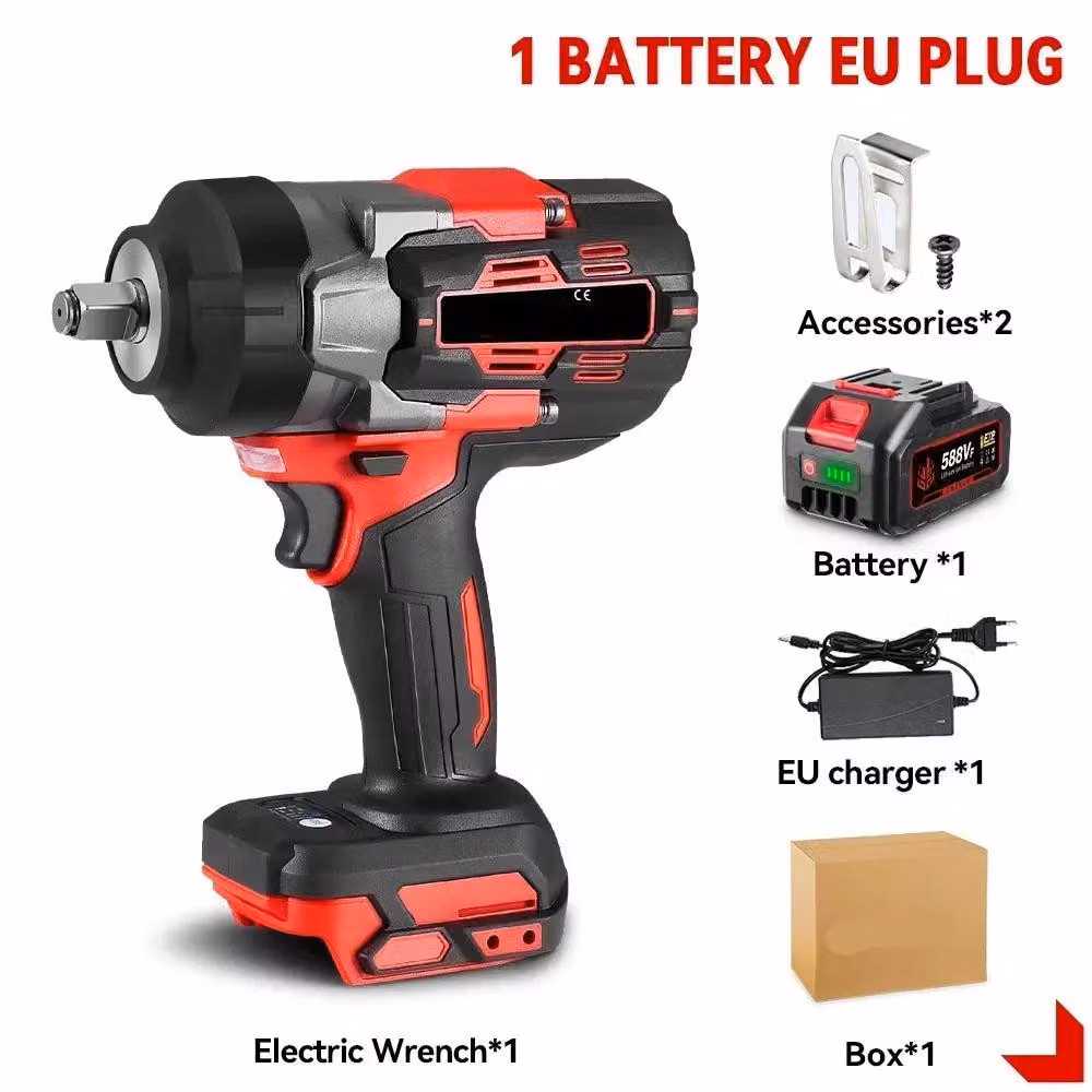 Chiave a percussione – con batteria – Coppia – Elettrica – 2800W – Avvitatore a percussione – Senza fili – 8000 RPM