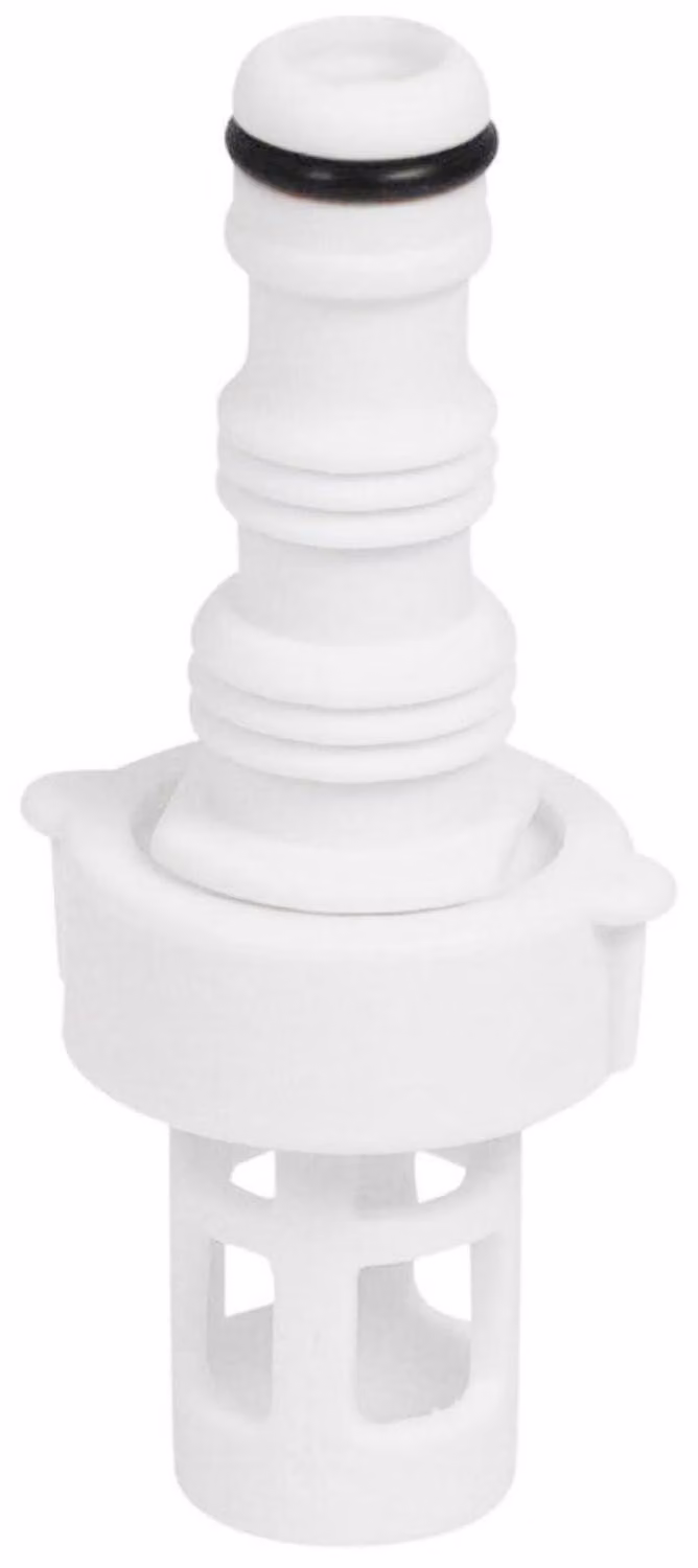 Adattatore per valvola di scarico per piscine, compatibile con tubi in PVC, ideale per piscine Easy Set e piscine con struttura
