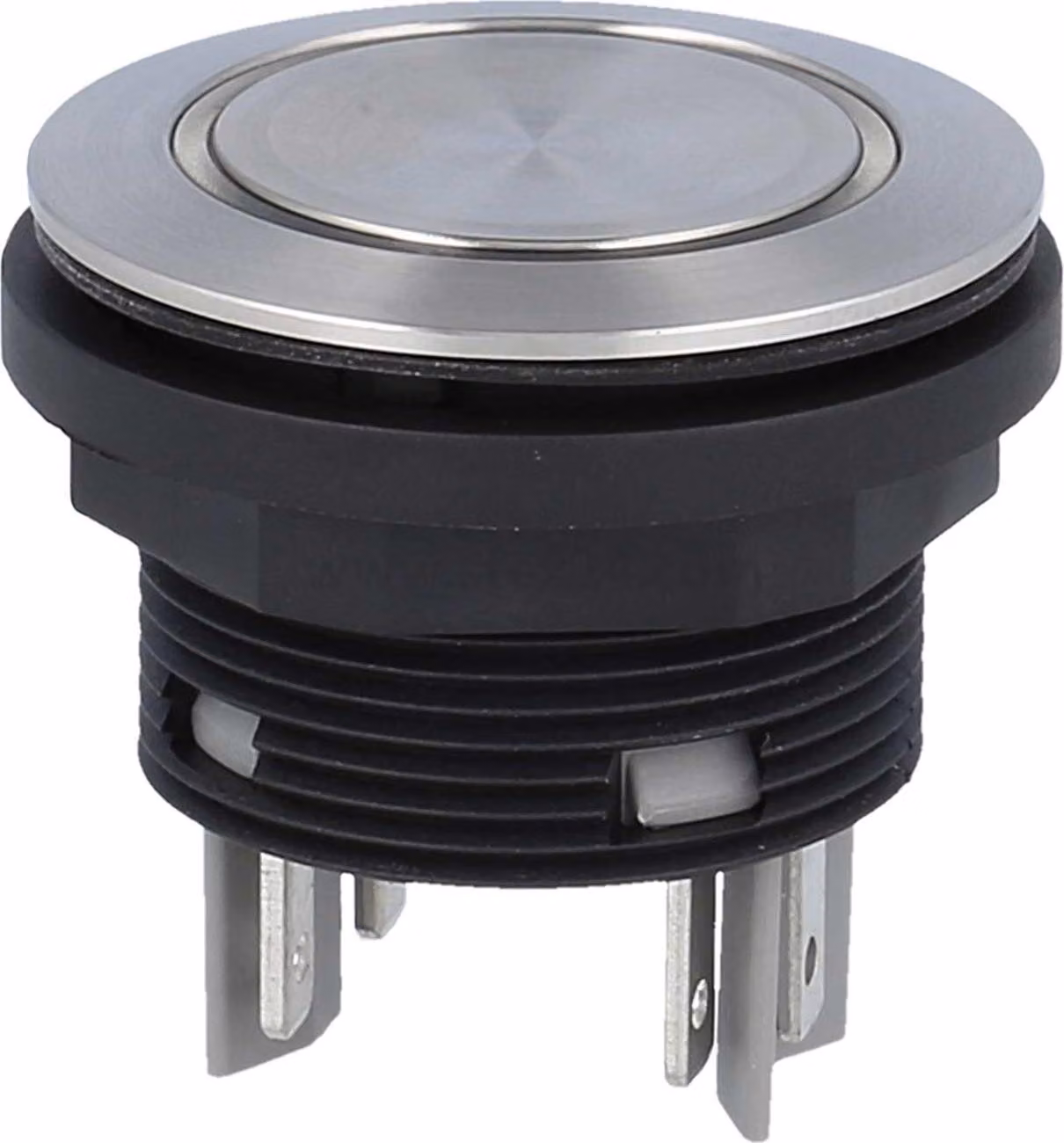 Georg Schlegel Pulsante con illuminazione ad anello, illuminabile 2S, rotondo, connettore piatto SHORTRON 2,8 mm x 0,8 mm - 1 pezzo