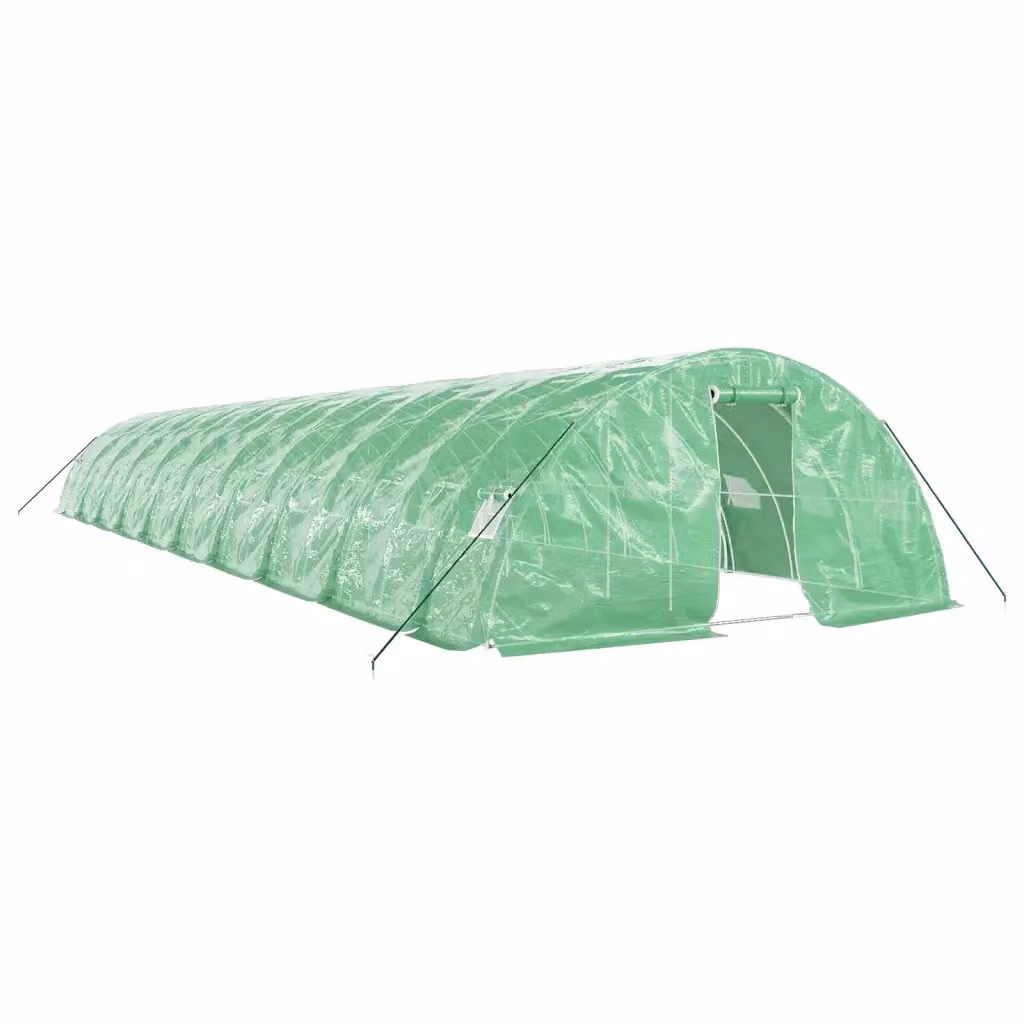 Serra Videx con Telaio in Acciaio Zincato Verde 100 m², L: 20 m, P: 5 m, H: 2,3 m – 2