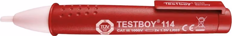 Testboy 77416 Tester di tensione 114 - rilevamento senza contatto da 12 V CA