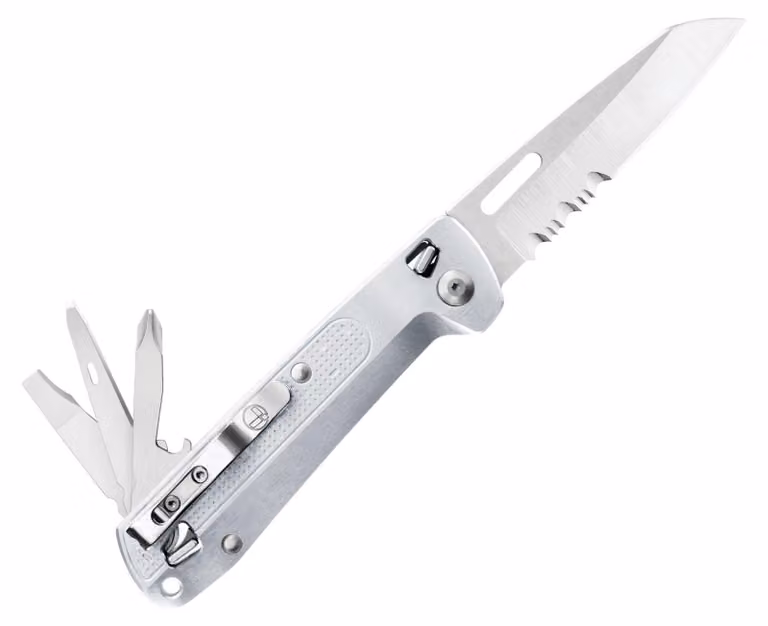 Leatherman Multitool Free K2 Silber (8x)