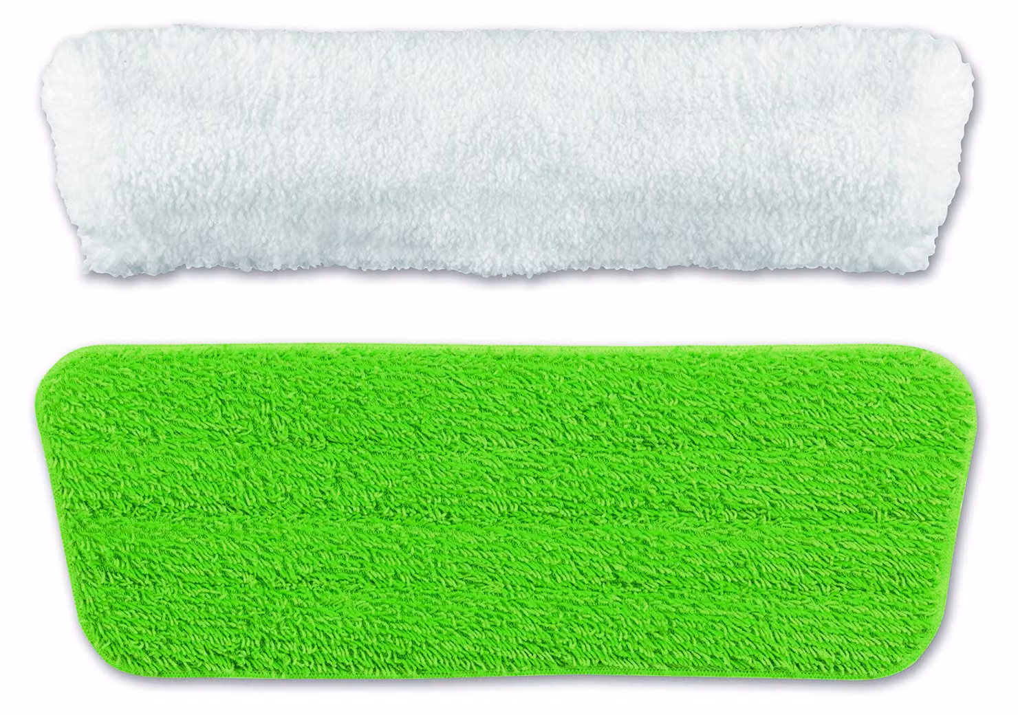Kit di ricambio per mop spray 2-in-1, composto da 2 pezzi, di cui 1 verde