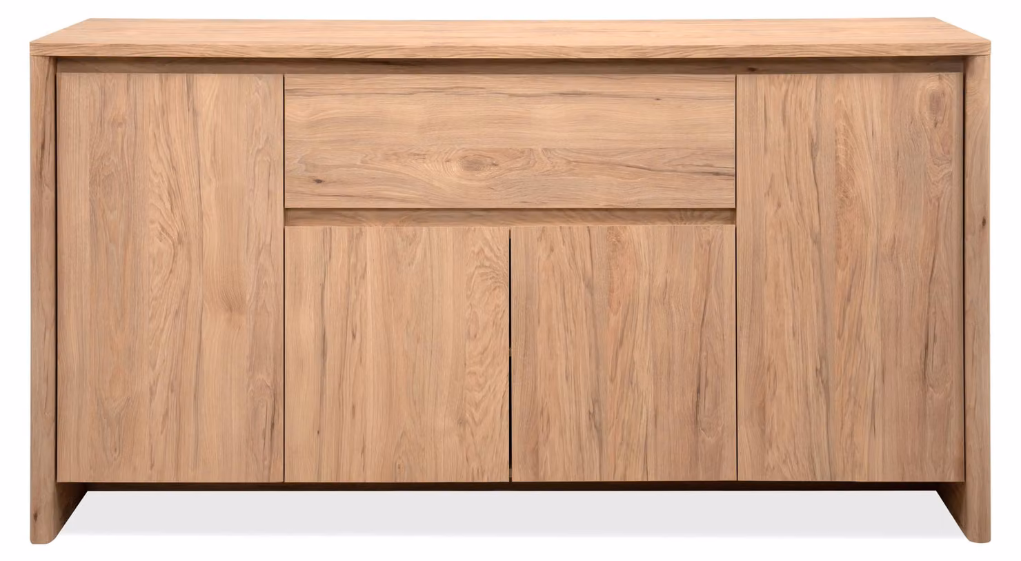 Calicosy - Credenza 4 ante 1 cassetto effetto legno L165 cm - SOREN