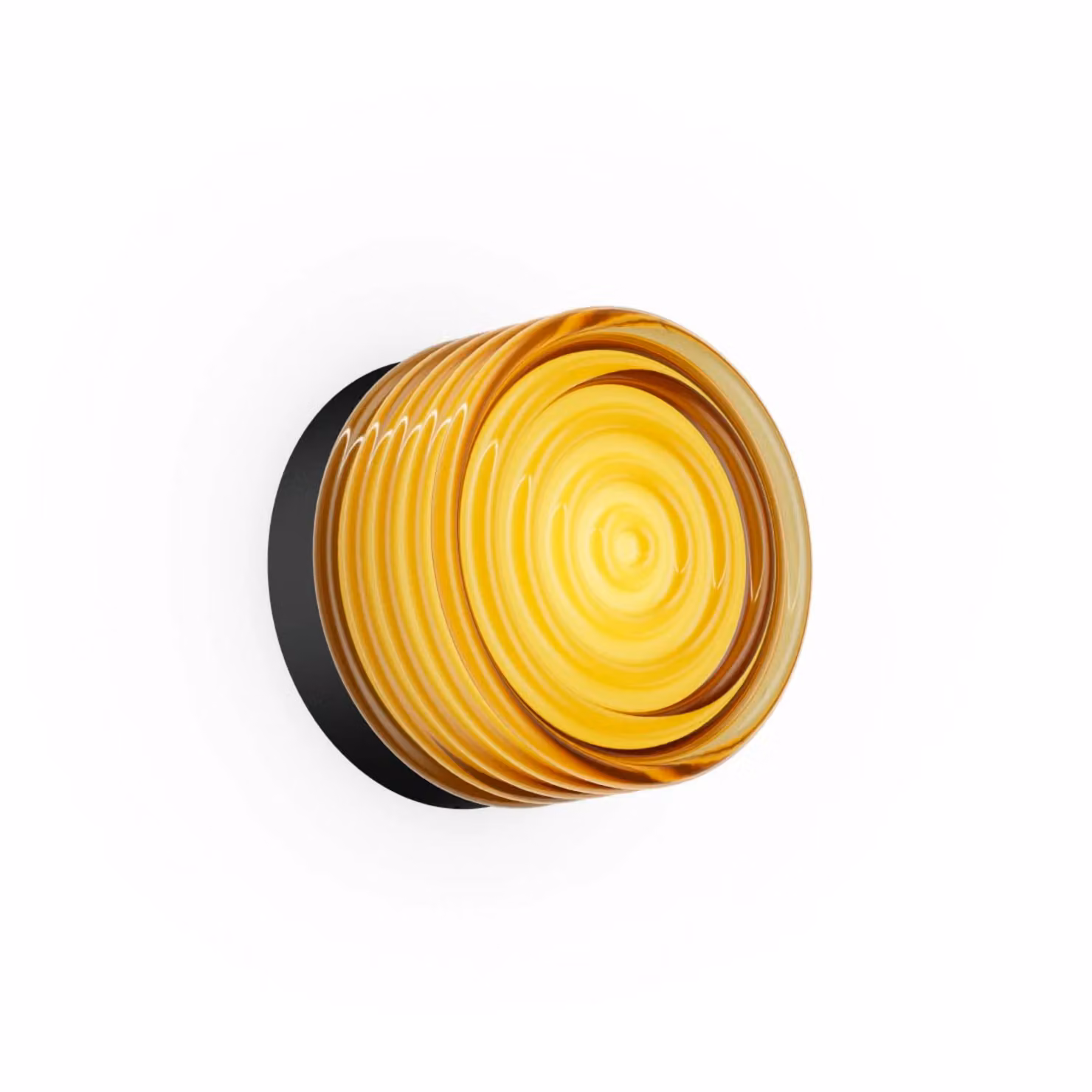 Wever & Ducré Lighting Applique da parete Hajo, dimmerabile, Nero, Bagno, Vetro, Moderno, Applique