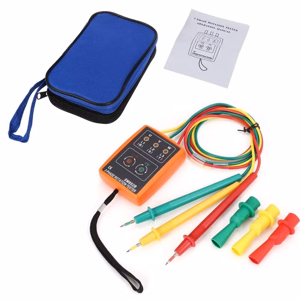 Misuratore di fase per sistemi trifase, con un campo di misura da 60V a 600V