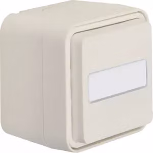 Berker 47413512 Presa SCHUKO con coperchio ribaltabile AP bianco polo opaco Berker W.1