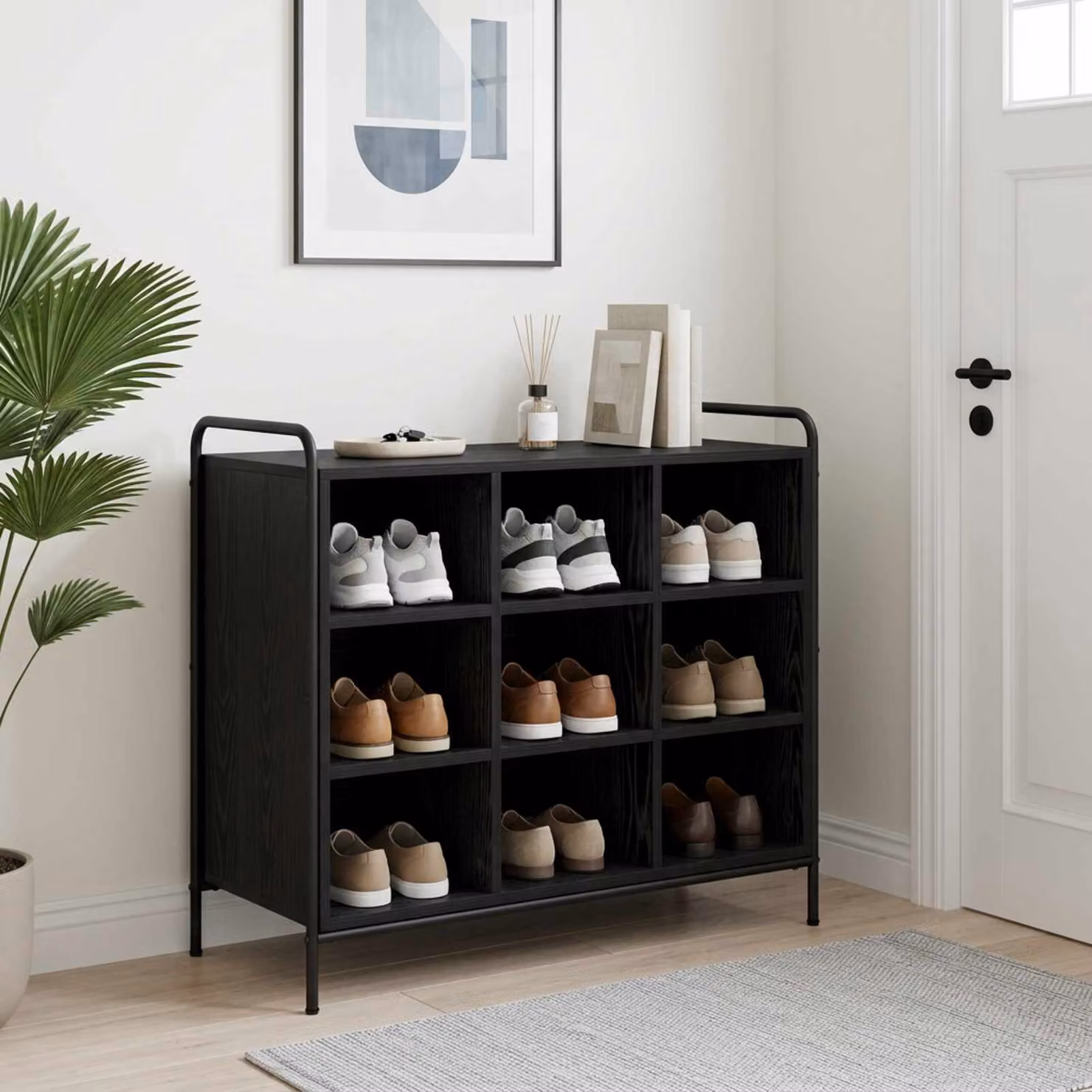 vidaXL Mobile per scarpe 85 x 39,5 x 75 cm Legno ingegnerizzato