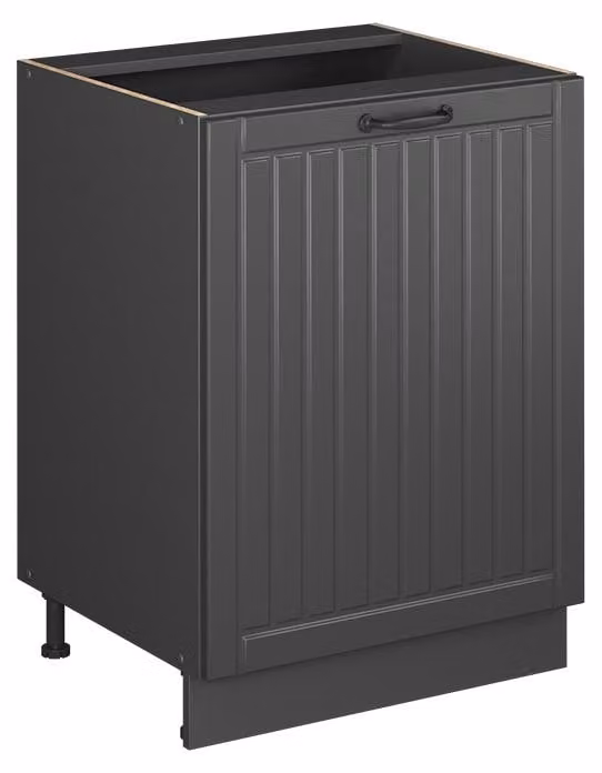Mobiletto base cucina Vicco Fame-Line Grigio scuro/Antracite 60 cm 1 anta senza piano di lavoro, Model 65157