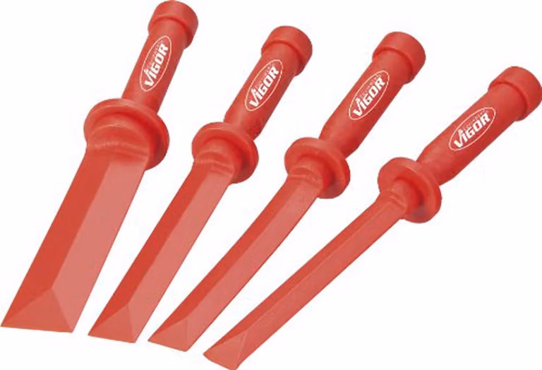 Set di rimozione dei pesi adesivi VIGOR "V2512" rosso solvente